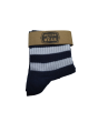 Dark Blue Striped Socks