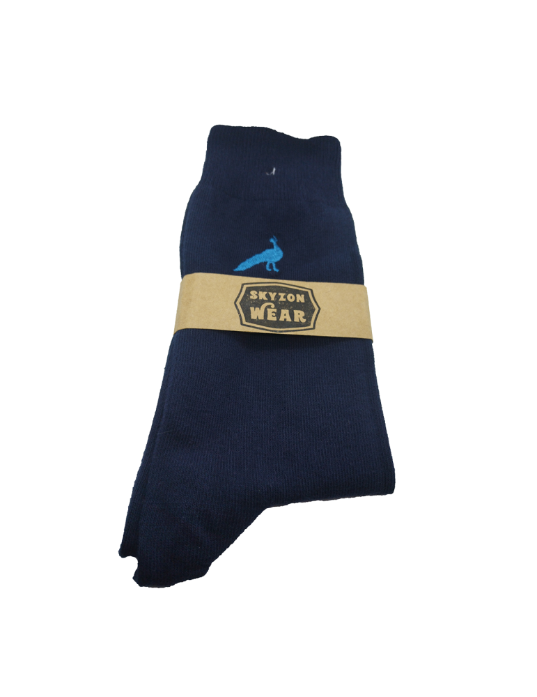 Dark Blue Symbol Socks